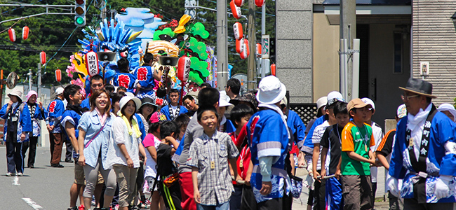 泊合同例大祭（六ヶ所村）